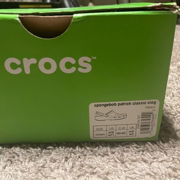 CROCS Spongebob Patrick Classic Clog - Melon - Picture 3 of 3